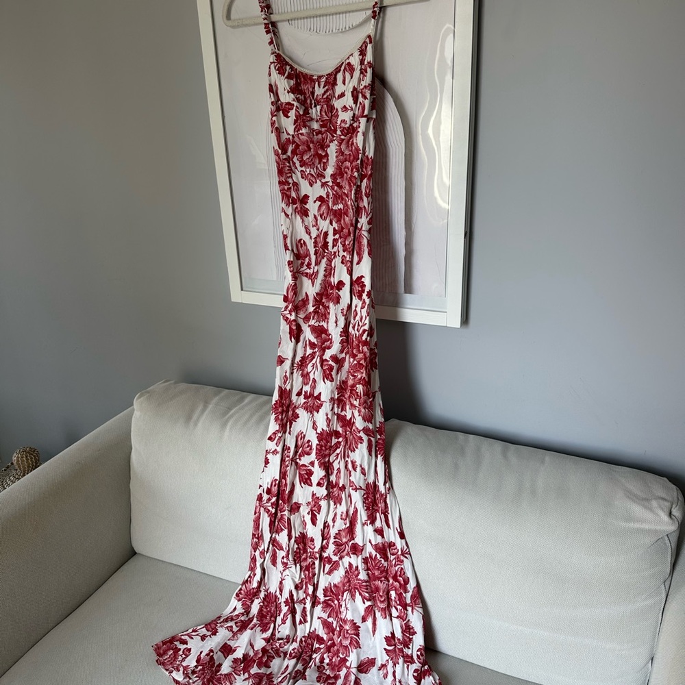 Sandro Joselle Floral Maxi Dress NWT - Picture 3 of 5